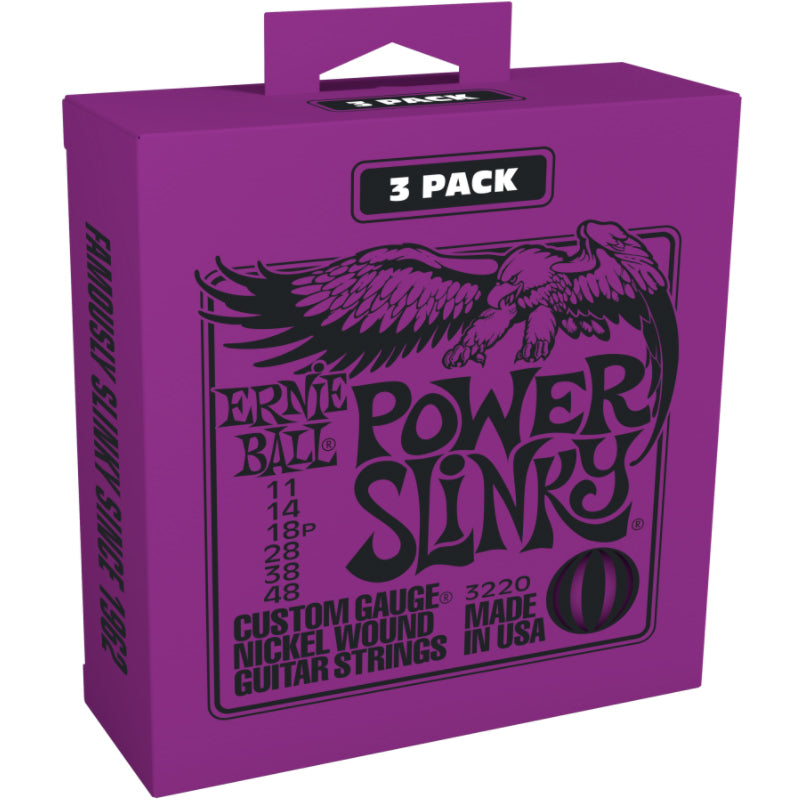 Ernie Ball 3220EB POWER SLINKY 3 PACK