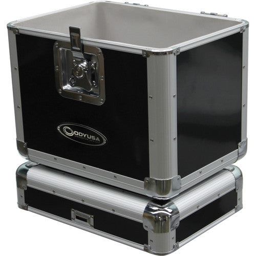 Odyssey Krom Series KLP2 Stackable Record/Utility Case (Black)