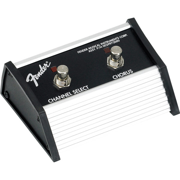 Fender Amp Footswitch 2-Button Channel Chorus Switch Pedal - 1/4” Jack