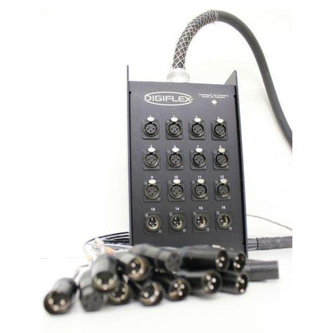 Digiflex DPR8-4X-250 - 250 Foot 8/4 Channel Snake with XLR Returns
