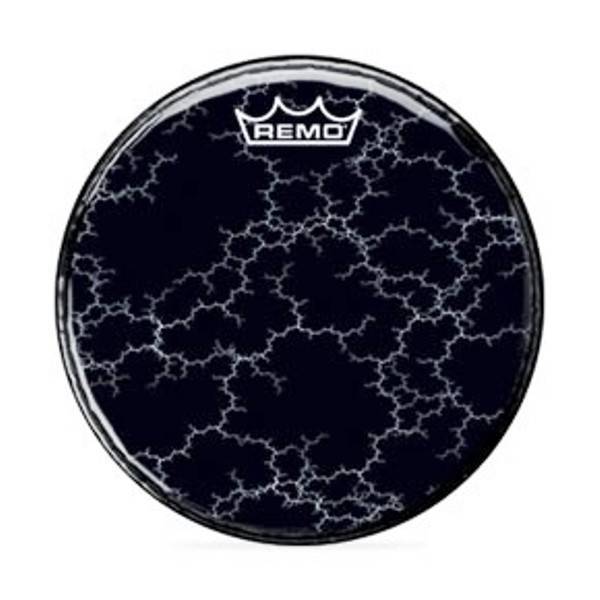 Remo PA-1022-C3 - Bass, Graphic, Standard, 22'' Chromeburst Black' Graphic