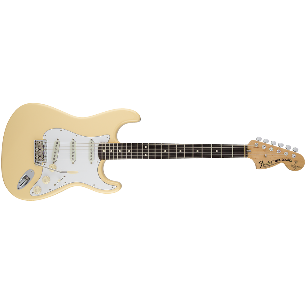 Fender Yngwie Malmsteen Stratocaster (Vintage White) Electric Guitar