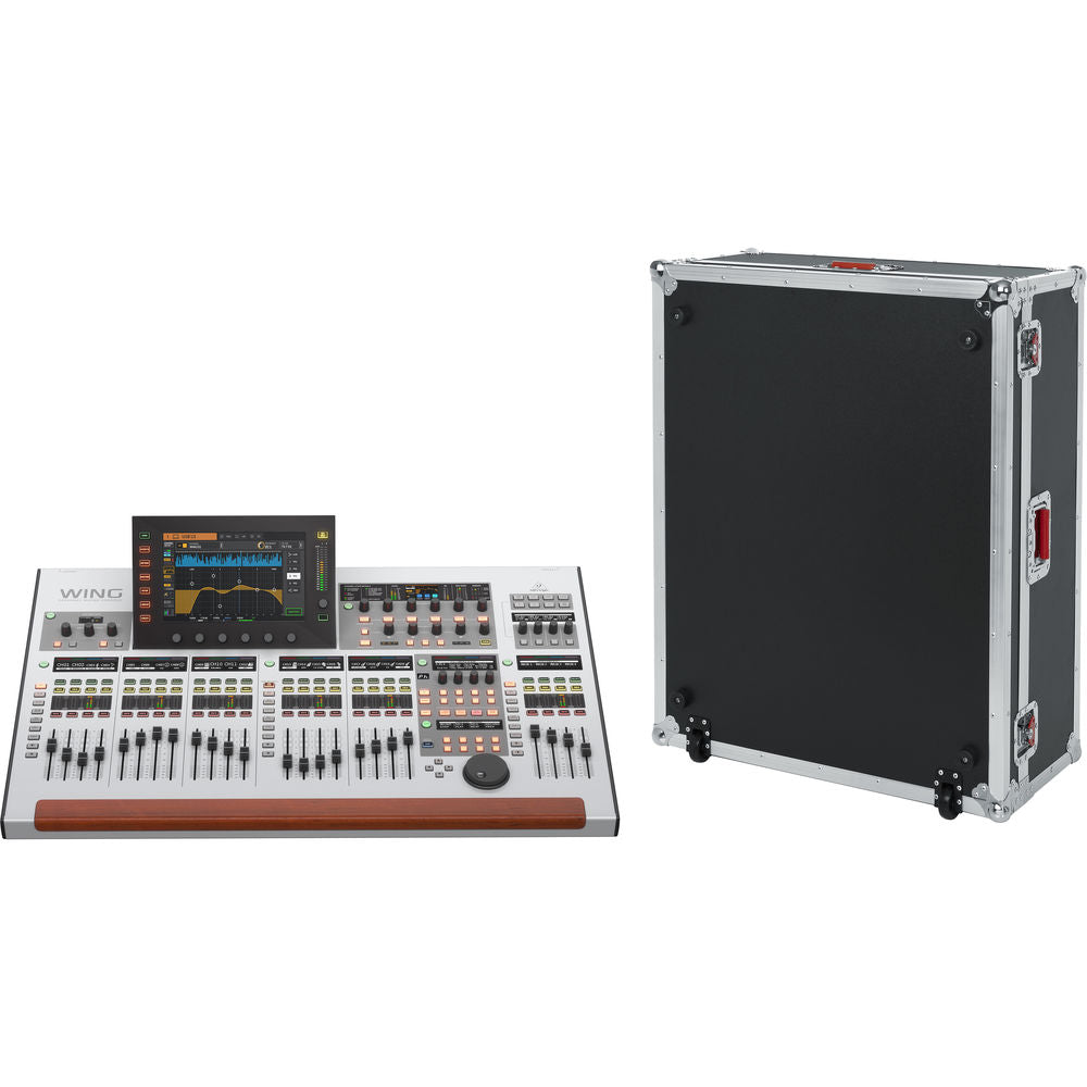 Gator G-Tour ATA Flight Case for Behringer Wing Digital Mixer w/ Wheels & Tow Handle