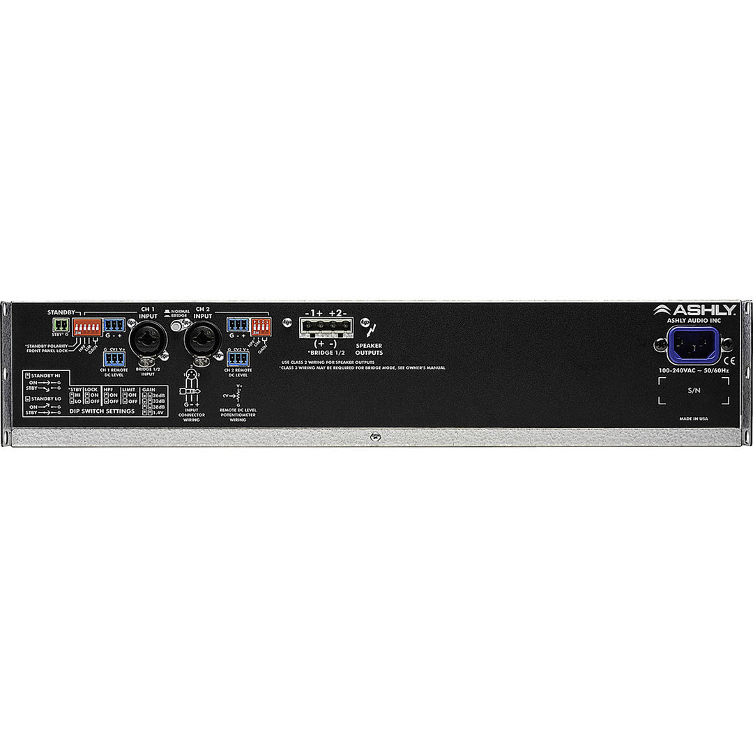 Ashly CA 502 500W 2 Channel Multi Mode Power Amplifier