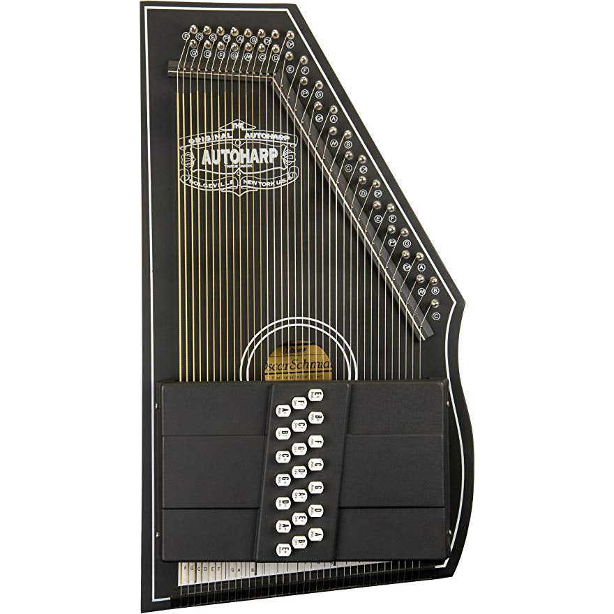 Oscar Schmidt OS73C Autoharp 21 Chord 1930's Reissue Black