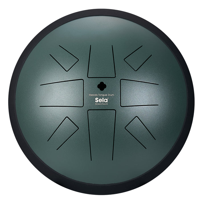 Sela SE373 Melody Tongue Drum 10“ C Golden Gate Dark Green