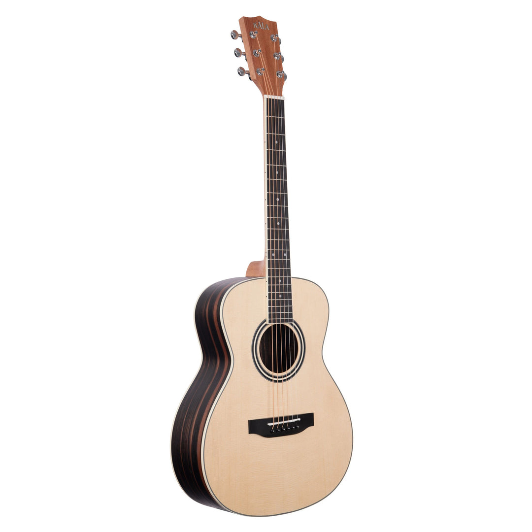 Kala KA-GTR-OM-SEB Solid Spruce Top Ebony Orchestra Mini Guitar