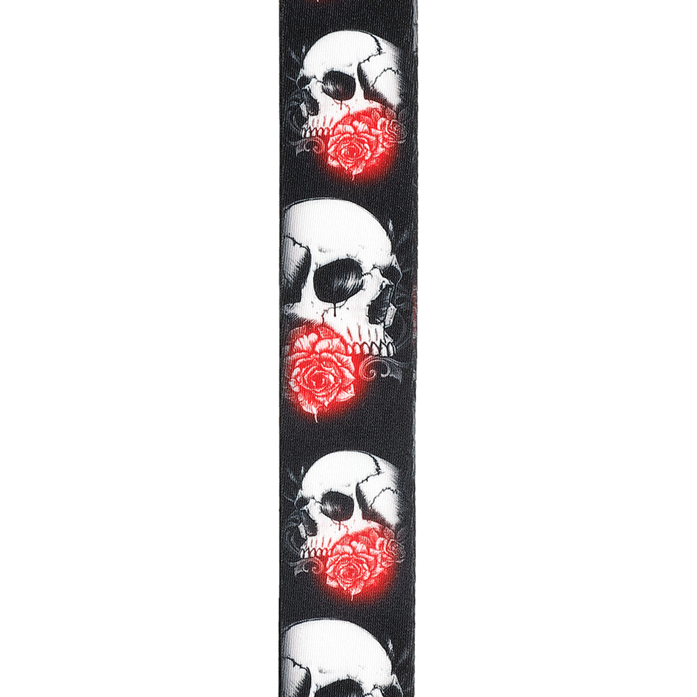 D'Addario ALCHEMY WOVEN GUITAR STRAP 50MM - LUMINOUS ROSE