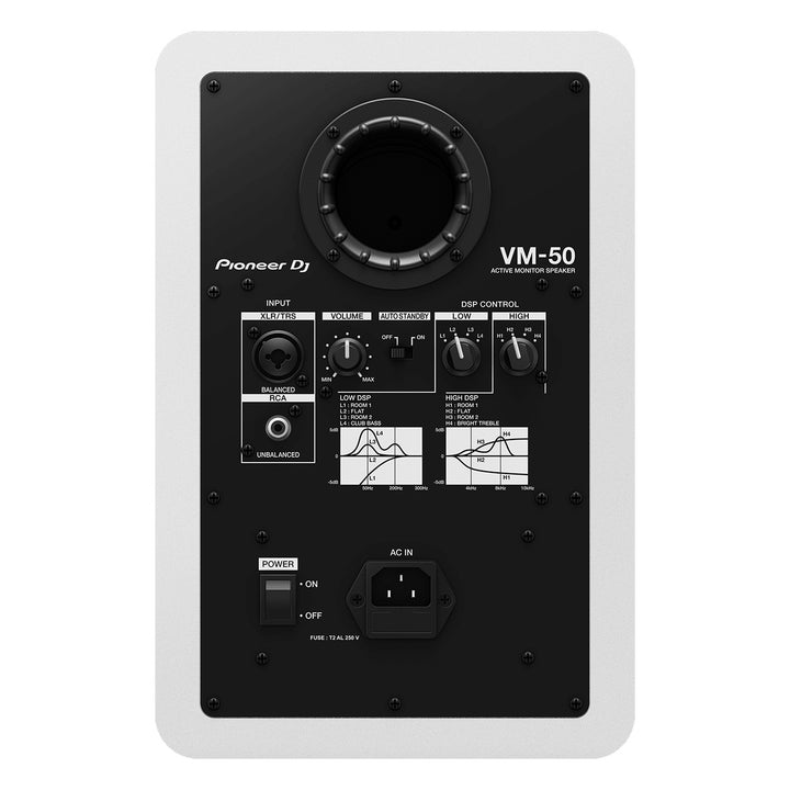 Pioneer DJ VM-50 Active Studio Reference Monitor White - 5”