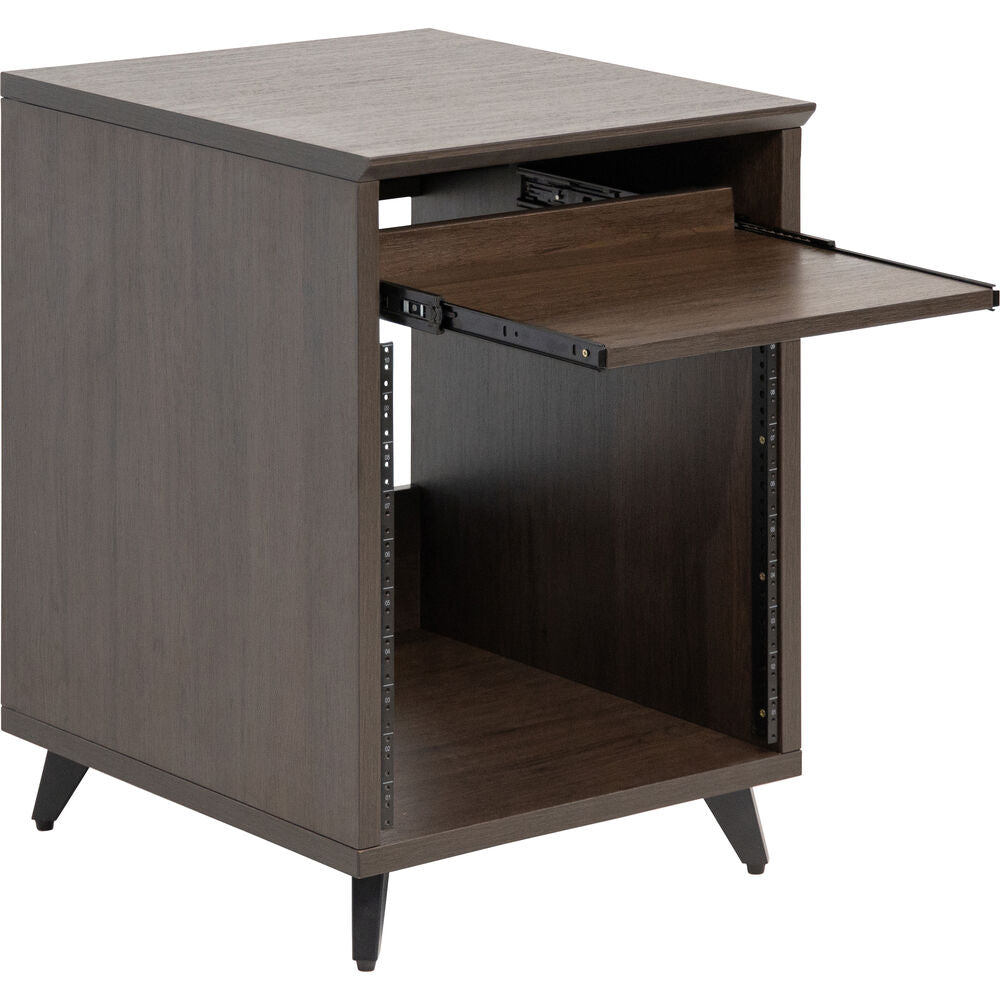 Gator Elite Series 10 RU Studio Rack Table - Dark Walnut Brown