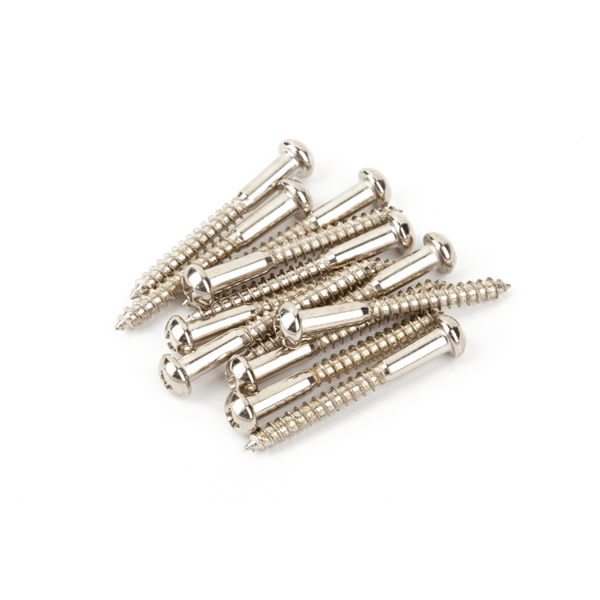 Fender Vintage-Style Strat Bridge Mounting Screws - Nickel