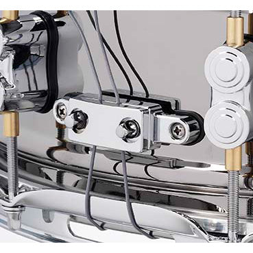 PDP Concept Metal 6x10 Snare Drum Dual-Beaded 1mm Rolled Black Nickel Over Steel w/ Chrome Hardware