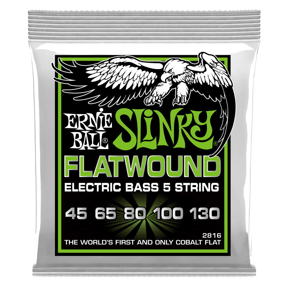 Ernie Ball 2816EB SLINKY FLATWOUND 5-STR REG 45–30