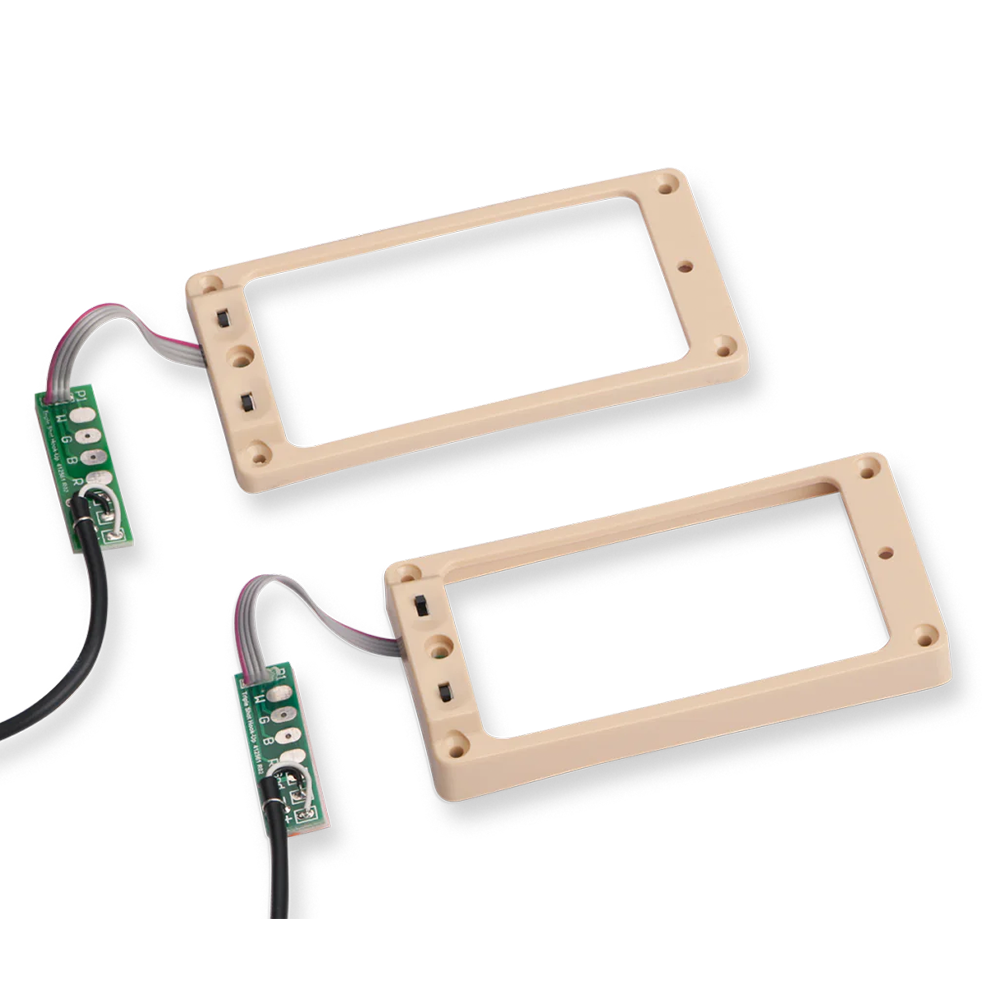 Seymour Duncan Triple Shot Curved Pickup Ring Set - Cream