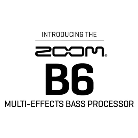 ZOOM B6 Bass Multi + BTA-1-