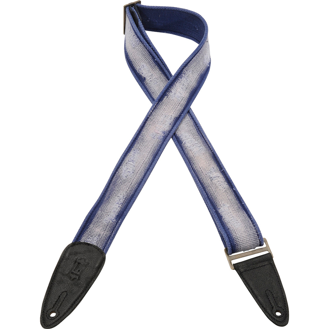 Levy's MC8DS-BLU Textures Series 2” Guitar Strap - Blue