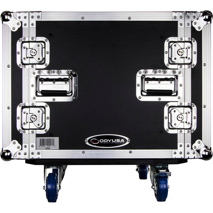 Odyssey FZS08W Flight Zone Shockmount Case with Wheels - 8U