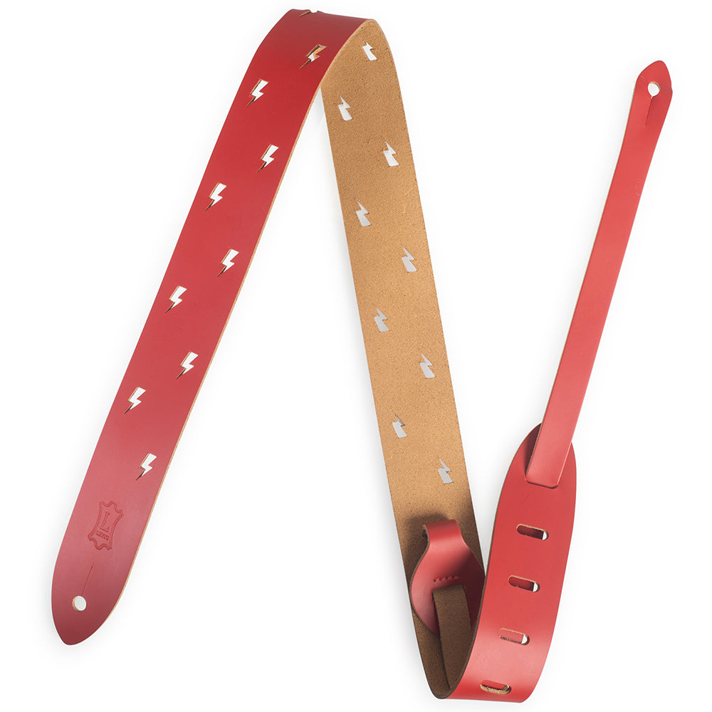 Levy’s MJ12LBC-RED Kids Galaxy Punch Out Guitar Strap - Red