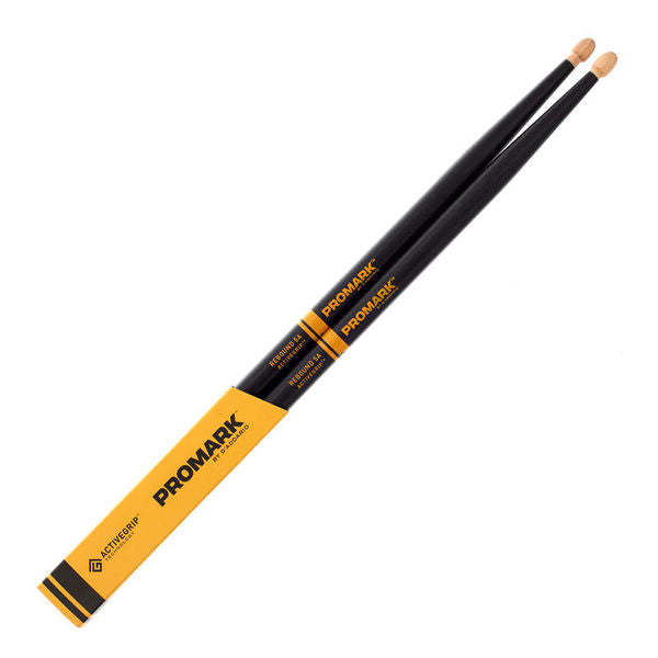 Promark R5AAG-Promark Rebound 5A Active Grip Drum Sticks With Acorn Tip
