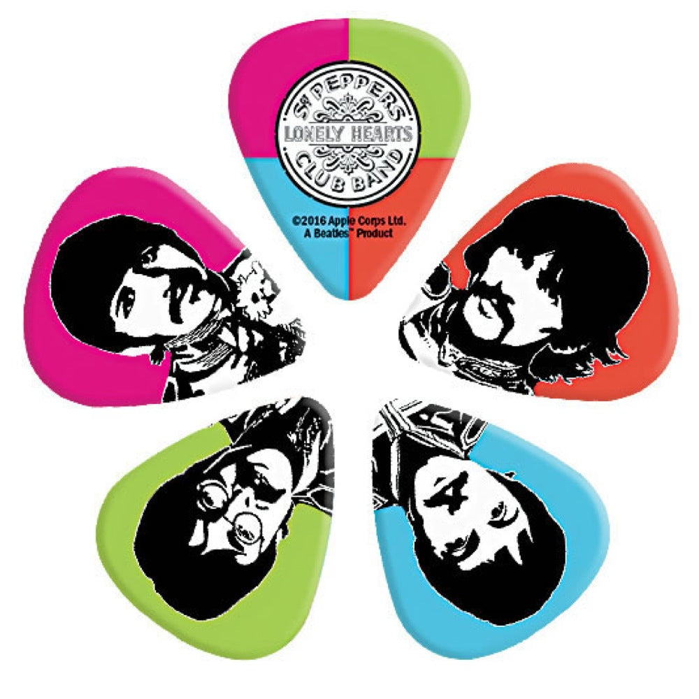 D'Addario 1CWH4-10B6 - 10 BTLS-PICK-SGT PEPPER-MED