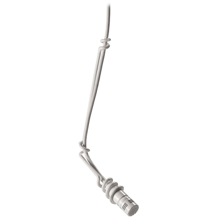 Audio-Technica U853RW Miniature Cardioid Condenser Hanging Microphone (Phantom Power Only) White