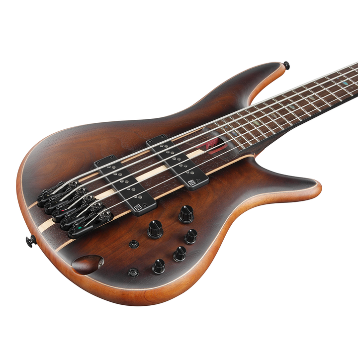 Ibanez SR Premium 5-String Electric Bass (Dual Mocha Burst Flat) SR1355BDUF