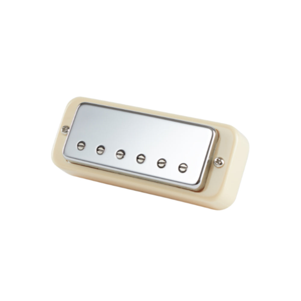 Gibson Original Mini-Humbucker Pickup (Rhythm, Chrome cover, 2-conductor, Potted, Alnico II, 6.4k ohms)