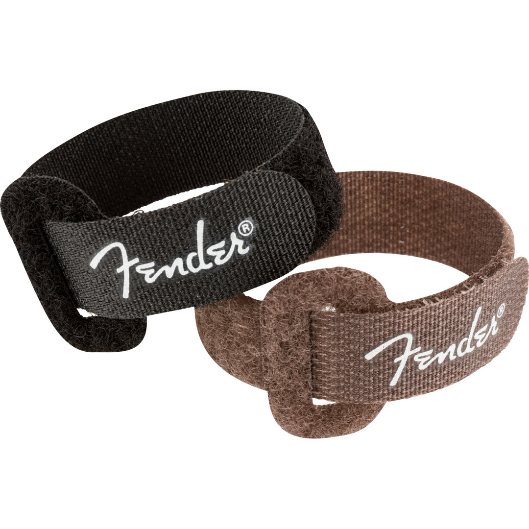 Fender Cable Ties 7” - 3x Black / 3x Brown