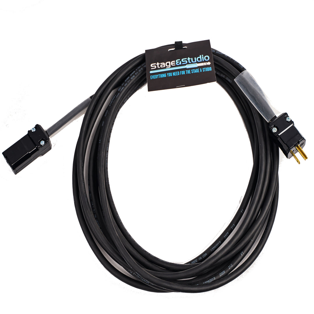 Stage & Studio 25ft U-Ground Extension - AC Power Cable