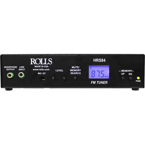 Rolls HRS84 Digital FM Tuner w/ XLR Connection