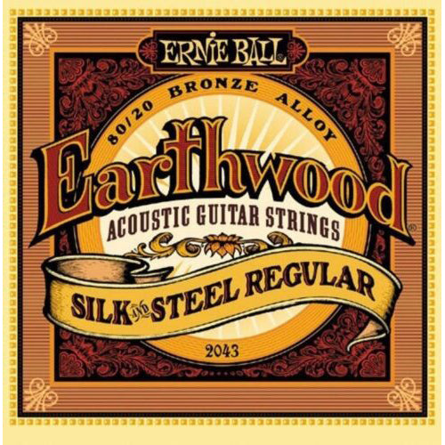 Ernie Ball 2043EB EARTHWOOD S&S REGULAR 13-56
