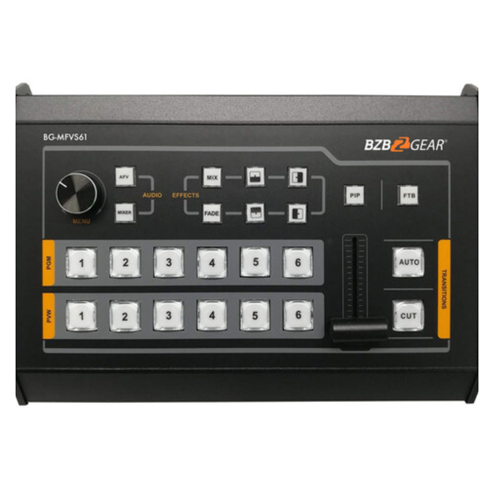 BZBGEAR - 6-Channel SDI/HDMI Multi-Format Video Switcher with PIP and USB 3.0 Capture