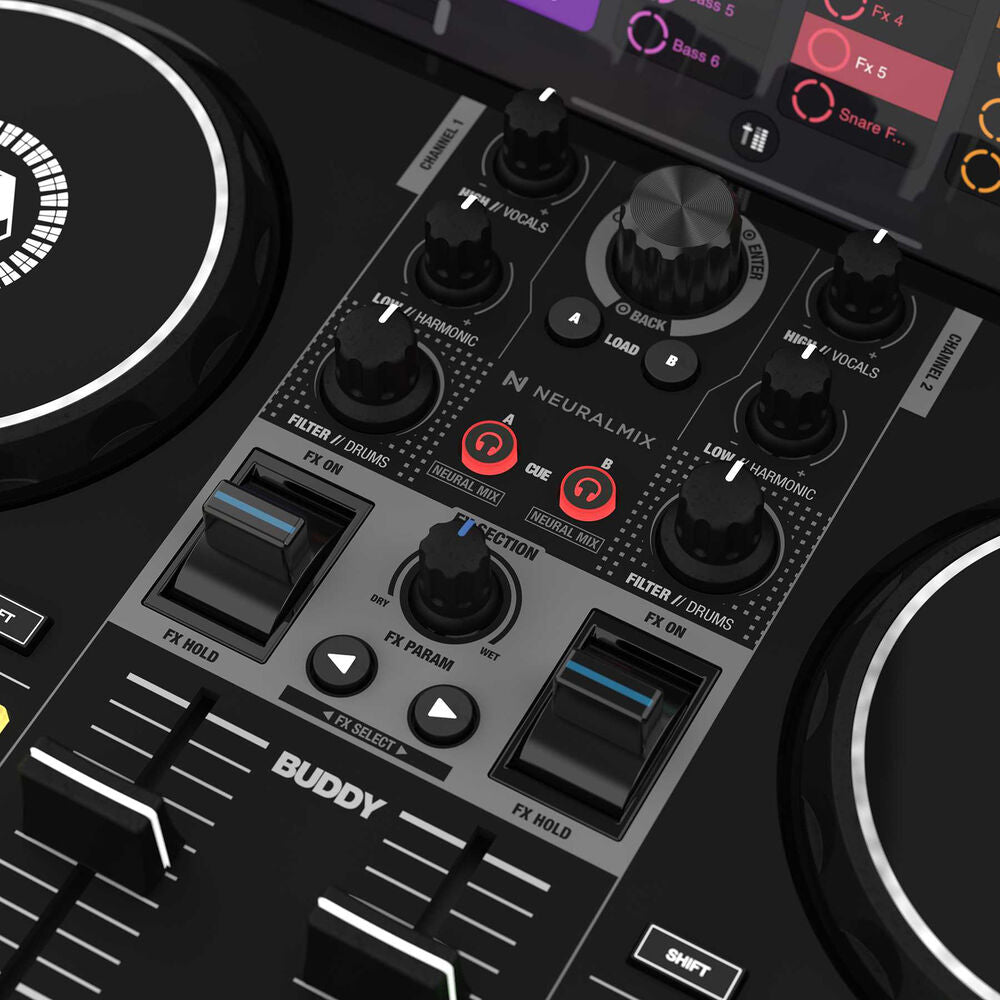 Reloop BUDDY Compact 2-Deck Controller for DJAY App