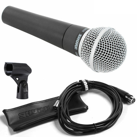 Shure SM58 Legendary Dynamic Vocal XLR Microphone (No Switch)