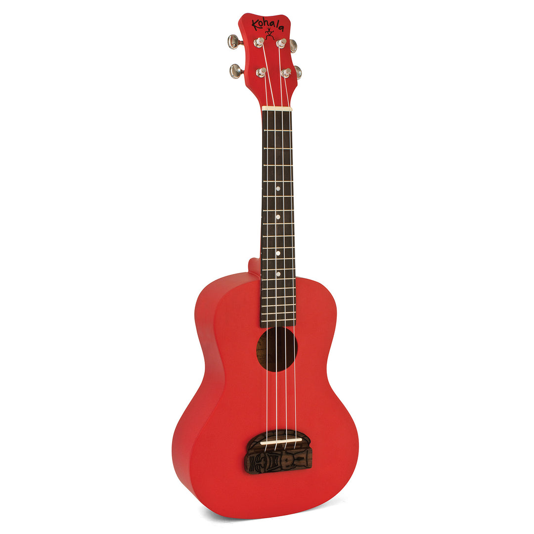 Kohala KT-S Tiki Series Soprano Ukulele - Red