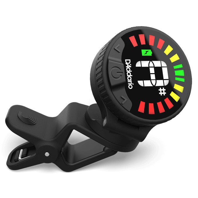 D'Addario Nexxus 360 Tuner Rechargeable Headstock Clip-On Tuning Device