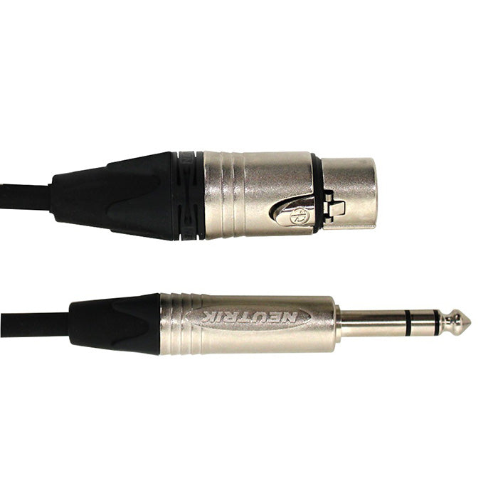 Digiflex NXFS-3 - 3 Foot NK2/6 Adapter Cable -XLRF to Stereo Phone Plug