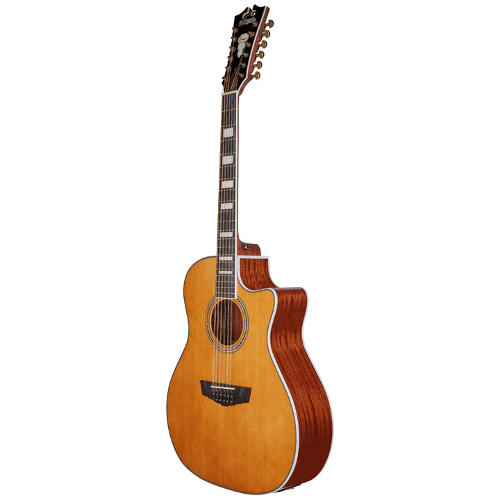 D'Angelico Premier Fulton 12-String Acoustic Guitar - Vintage Natural