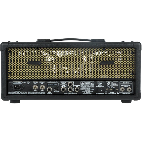 EVH 5150III 50W EL34 Guitar Amp Head - Black and Gold