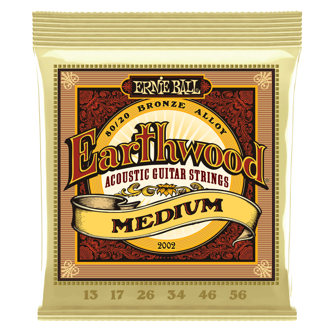 Ernie Ball 2002EB EARTHWOOD MEDIUM 80/20 13-56