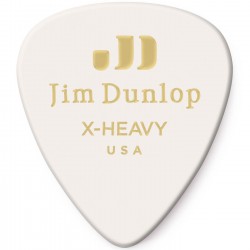 Dunlop 483P-01-XH Celluloid White P.P.X-Heavy