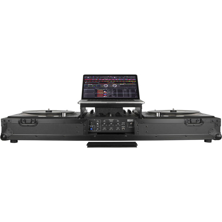 Odyssey FZGSRANE1272W Flight Zone Glide Style DJ Coffin Case for Rane Twelve and Seventy-Two - Black Label
