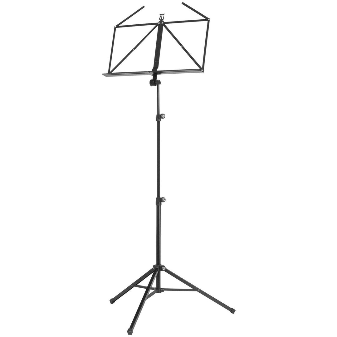 K&M 10065 Folding Music Stand (Black)