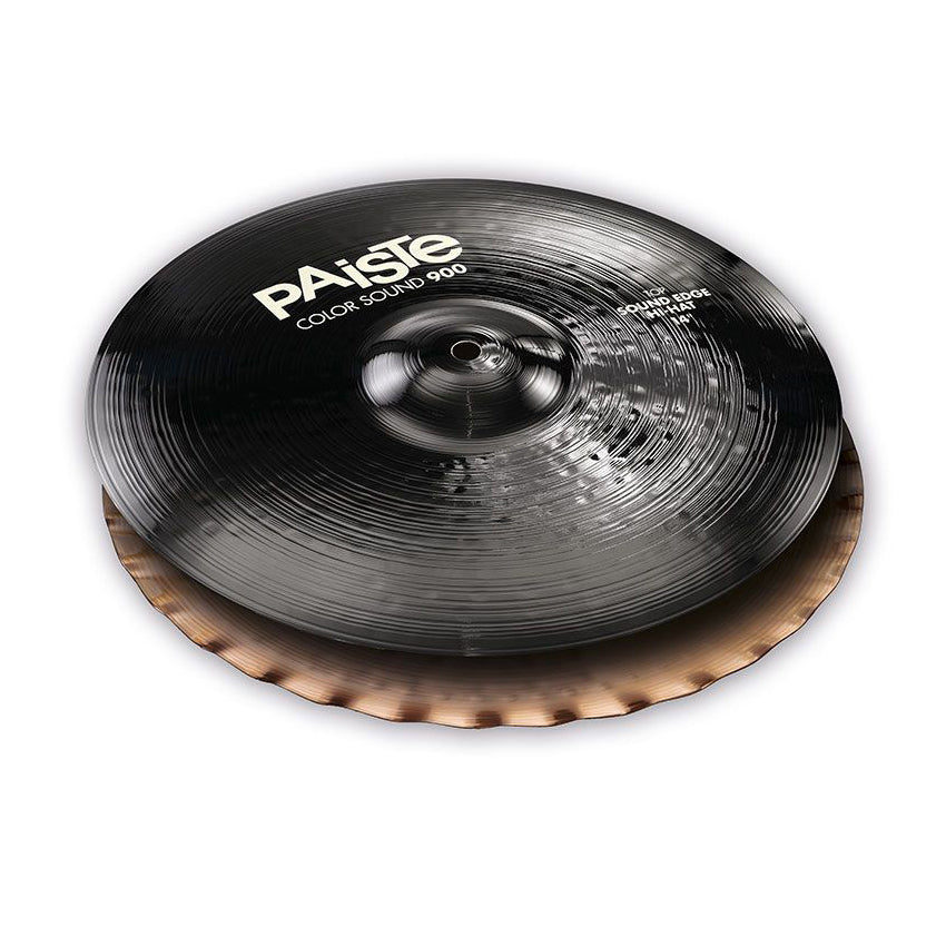 Paiste Color Sound 900 Series Black Sound Edge Hi-Hats - 14”