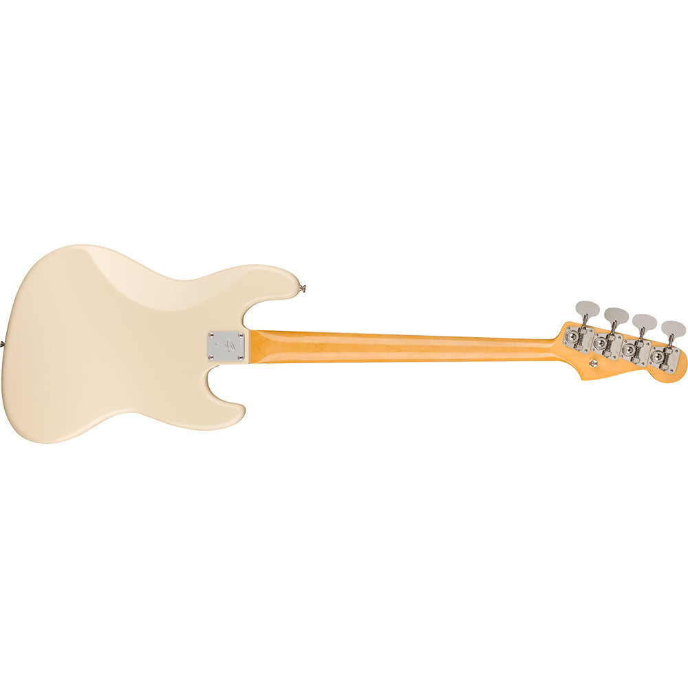 Fender American Vintage II '66 Jazz Bass (Olympic White)  Left-Handed Electric Bass Guitar