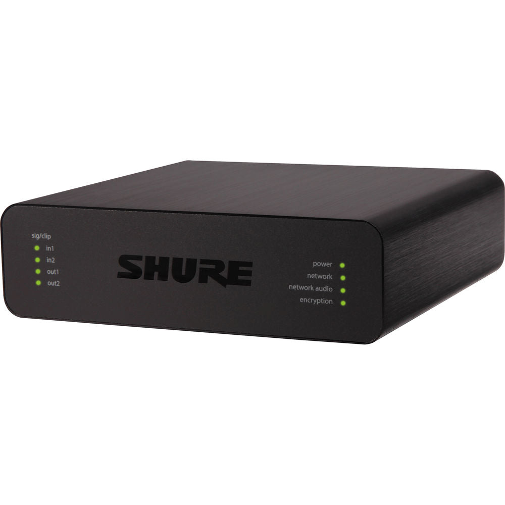 Shure ANI22-XLR Audio Network Interface - XLR 2 Channel I/O Dante Conversion