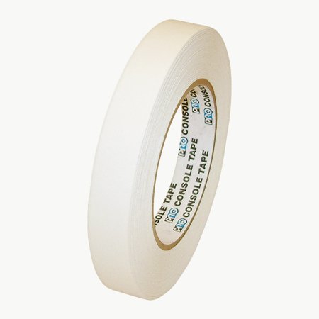 Pro Tape Pro Console 1”x60yd Flatback Tape - White