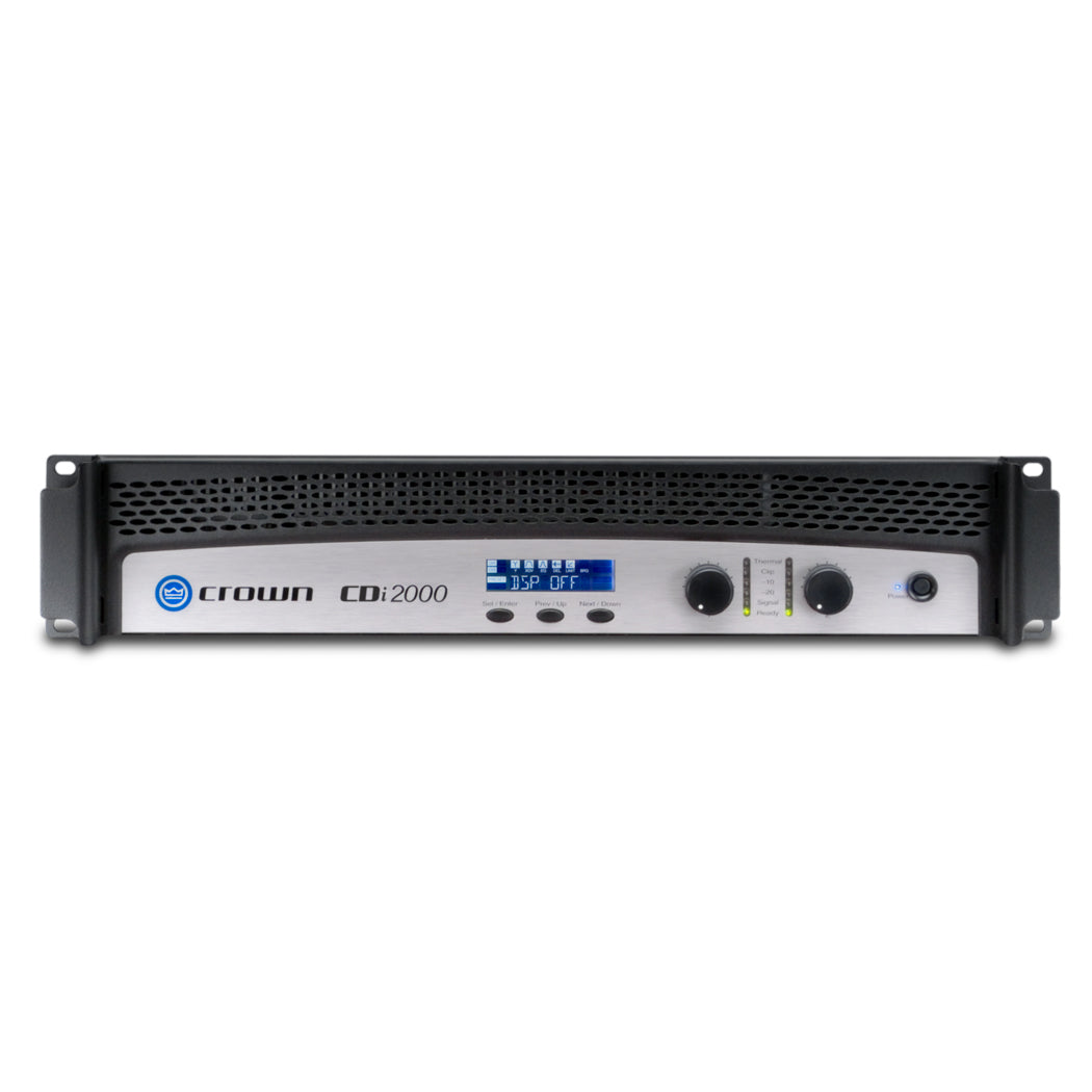 Crown CDi 2000 Two-channel, 100W @ 2 ohms,  800W @ 4 ohms, 475W @ 8 ohms, 70V/140V Power Amplifier
