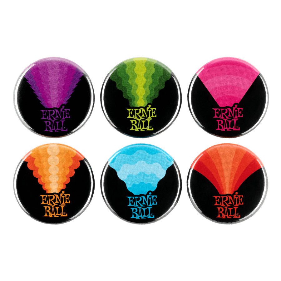 Ernie Ball  Rock N Roll 1” Buttons (6-Pack)