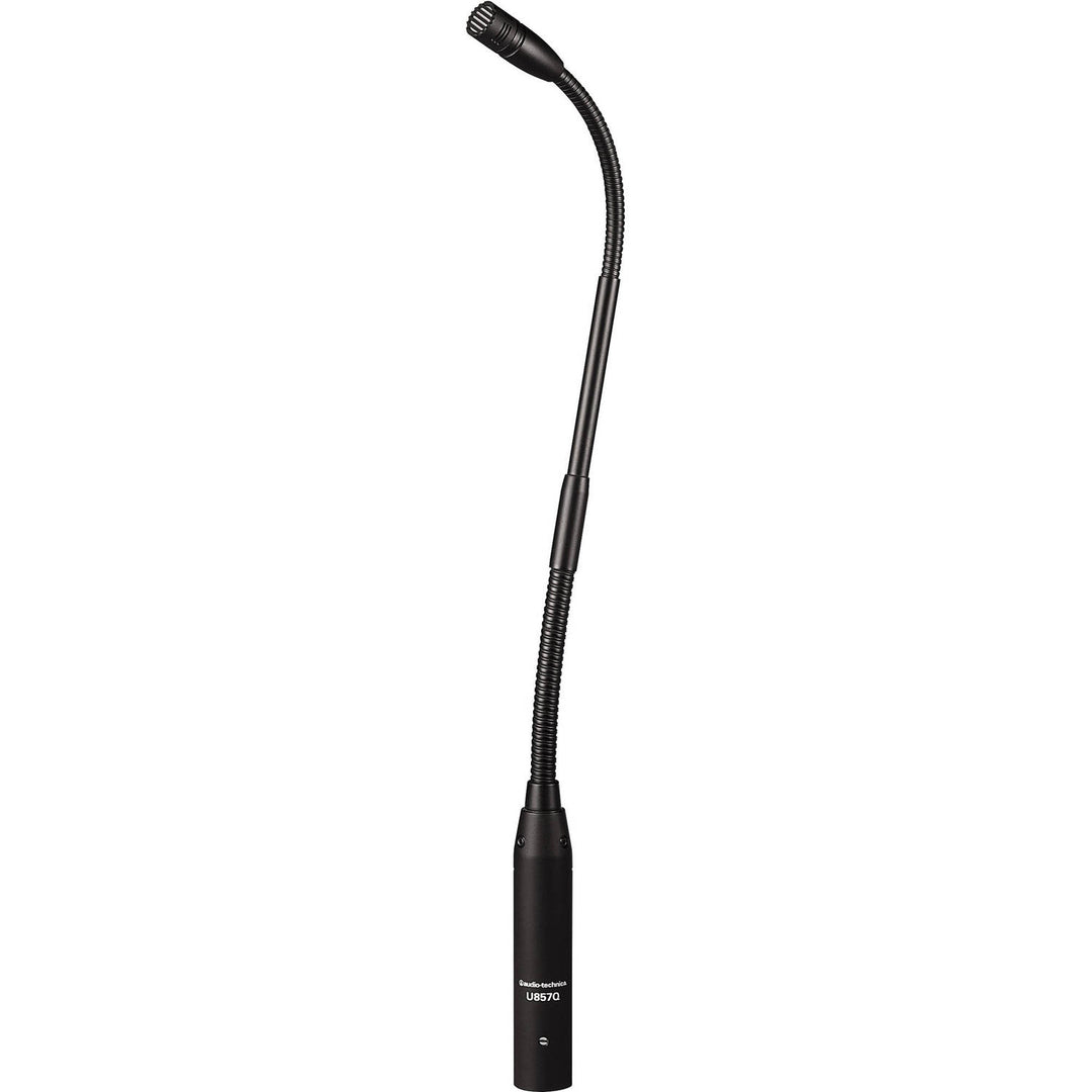 Audio-Technica U857Q Cardioid Condenser Quick-Mount Gooseneck Microphone - 14.37”